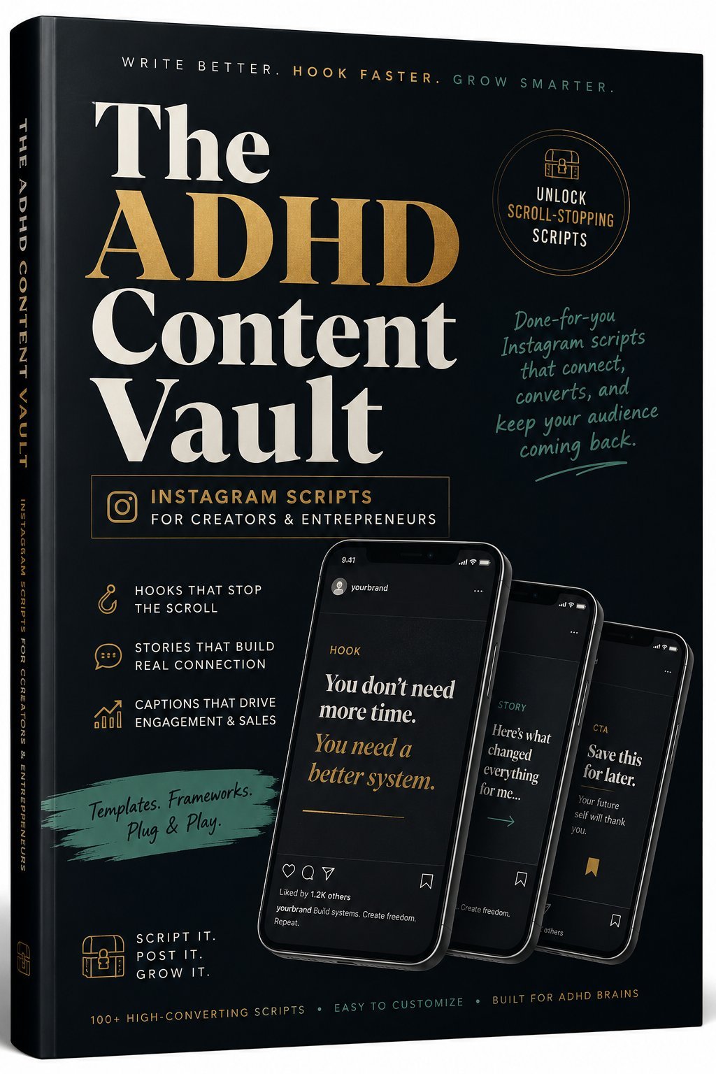 The ADHD Content Vault — book cover